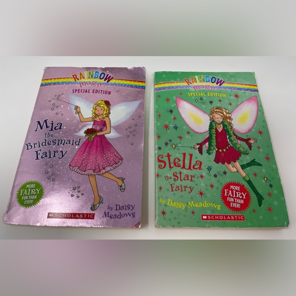 RAINBOW MAGIC FAIRIES: Two (2) Special Edition Paperback Books by Daisy Meadows
